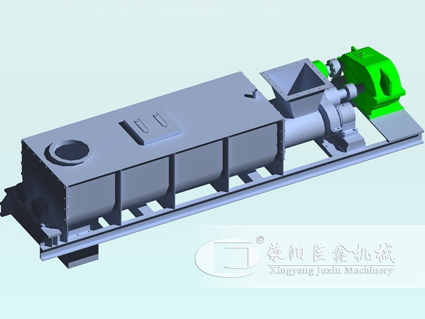 雙軸螺旋攪拌機(jī)工作原理